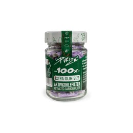 Filtry węglowe Purize XTRA Slim 100szt. - Lilac