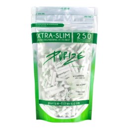 Filtry węglowe Purize XTRA Slim 250szt. - Białe