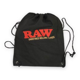 Materiałowy plecak RAW Drawstring Bag czarny