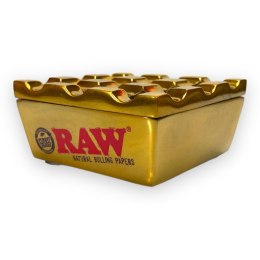 Metalowa popielniczka RAW Regal złota - Złoty